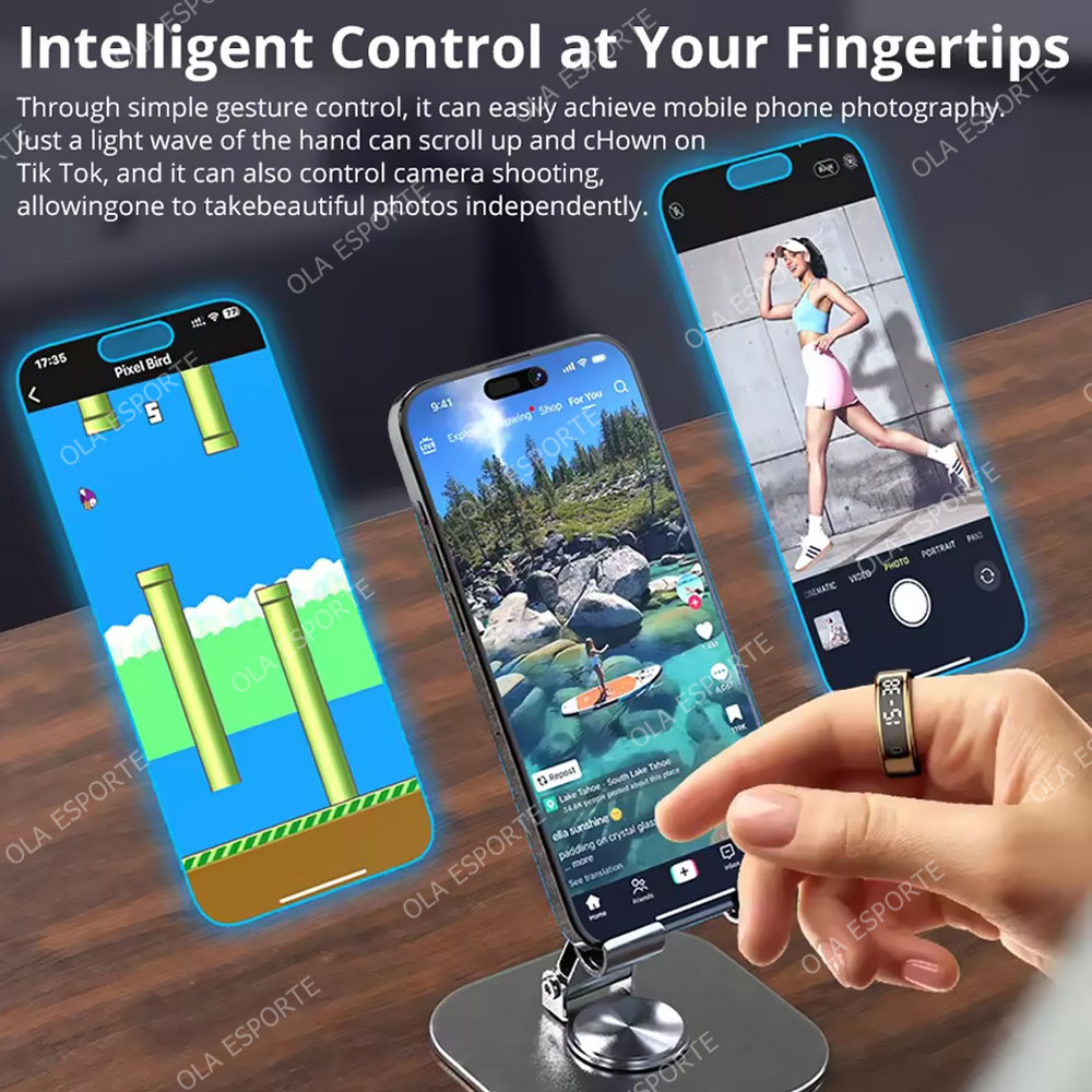 R13 Smart Ring with Display Sc - đánh giá và giá Smart Ring Health