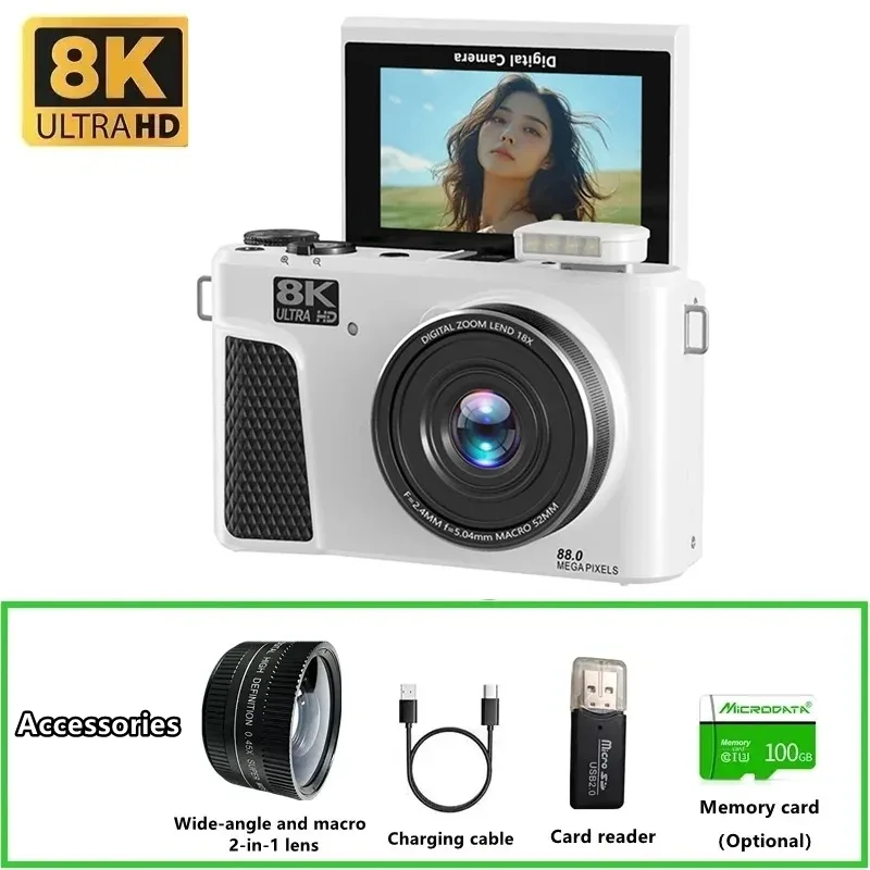 WD300 8K Digital Camera 88MP v - đánh giá và giá Electronic Gadgets For Home