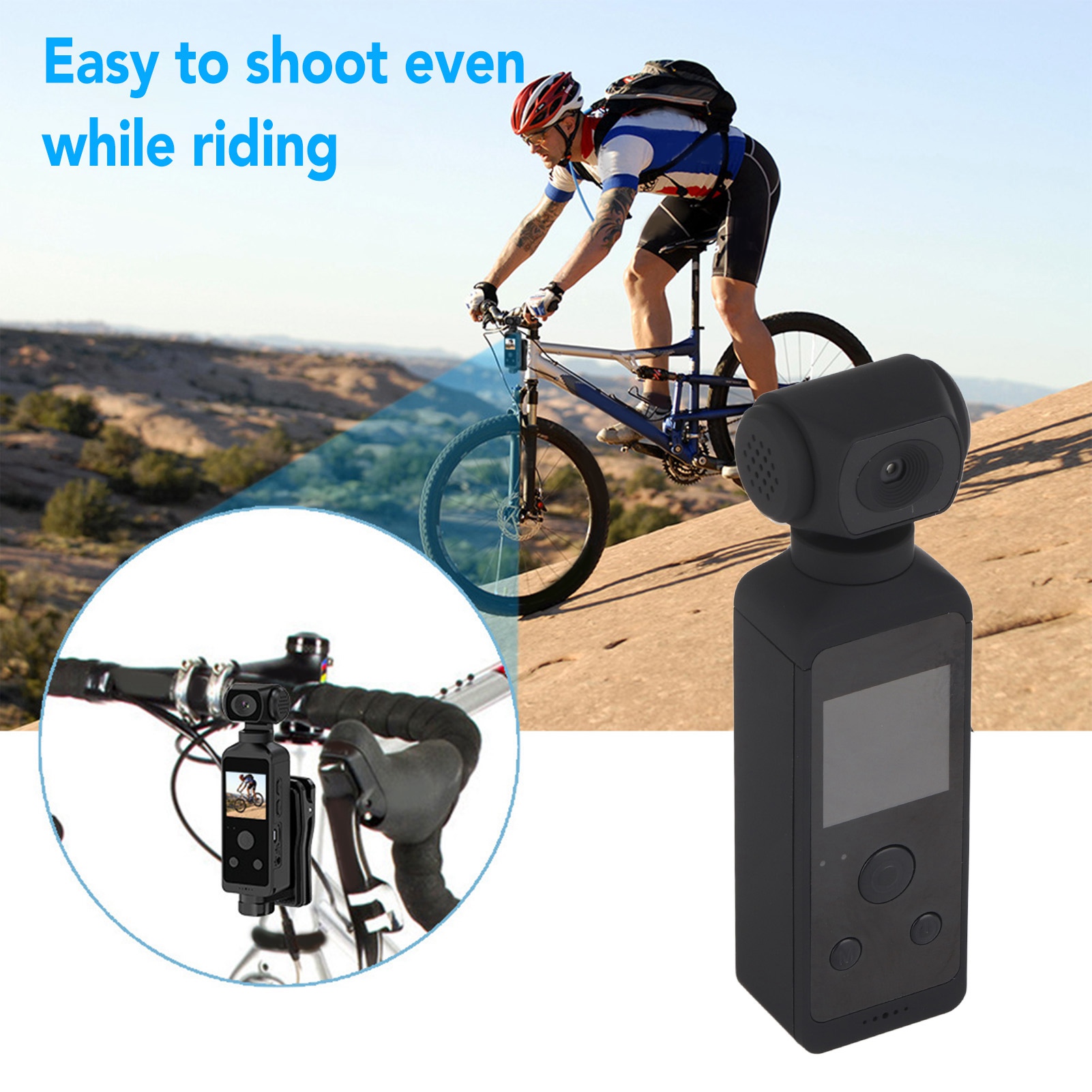Camera 4K HD 270° Rotatable An - đánh giá và giá Action Camera 4K