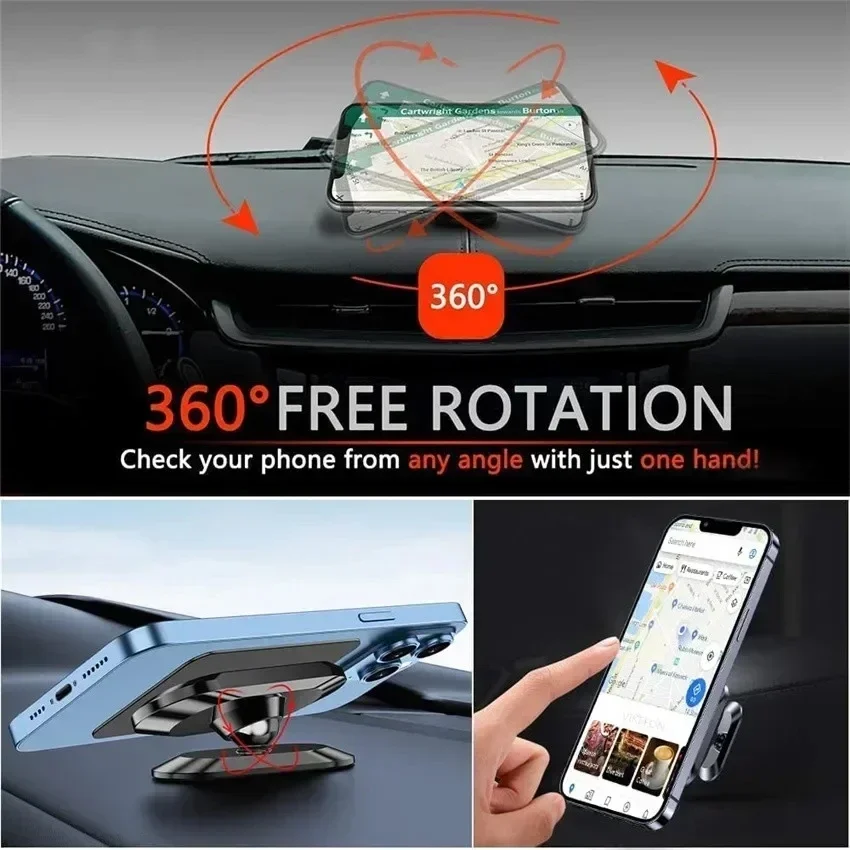 360° Magnetic Car Phone Holder - đánh giá và giá Useful Electronic Gadgets