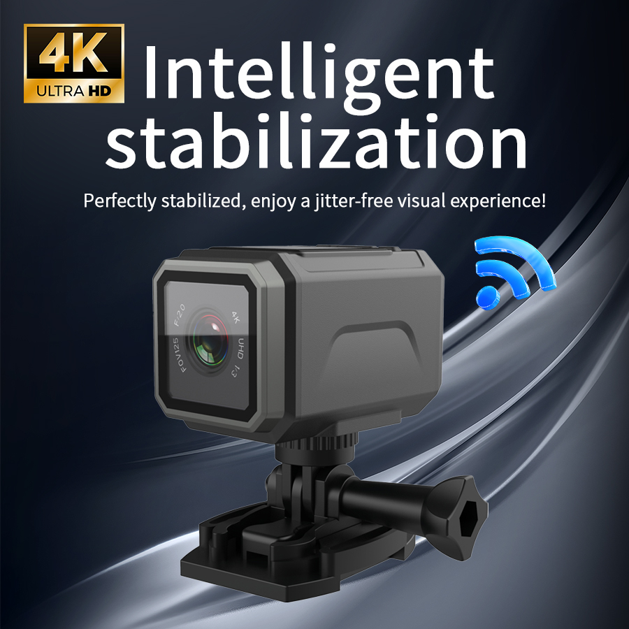 4K EIS Action Camera 125° Wide - đánh giá và giá Action Camera 4K