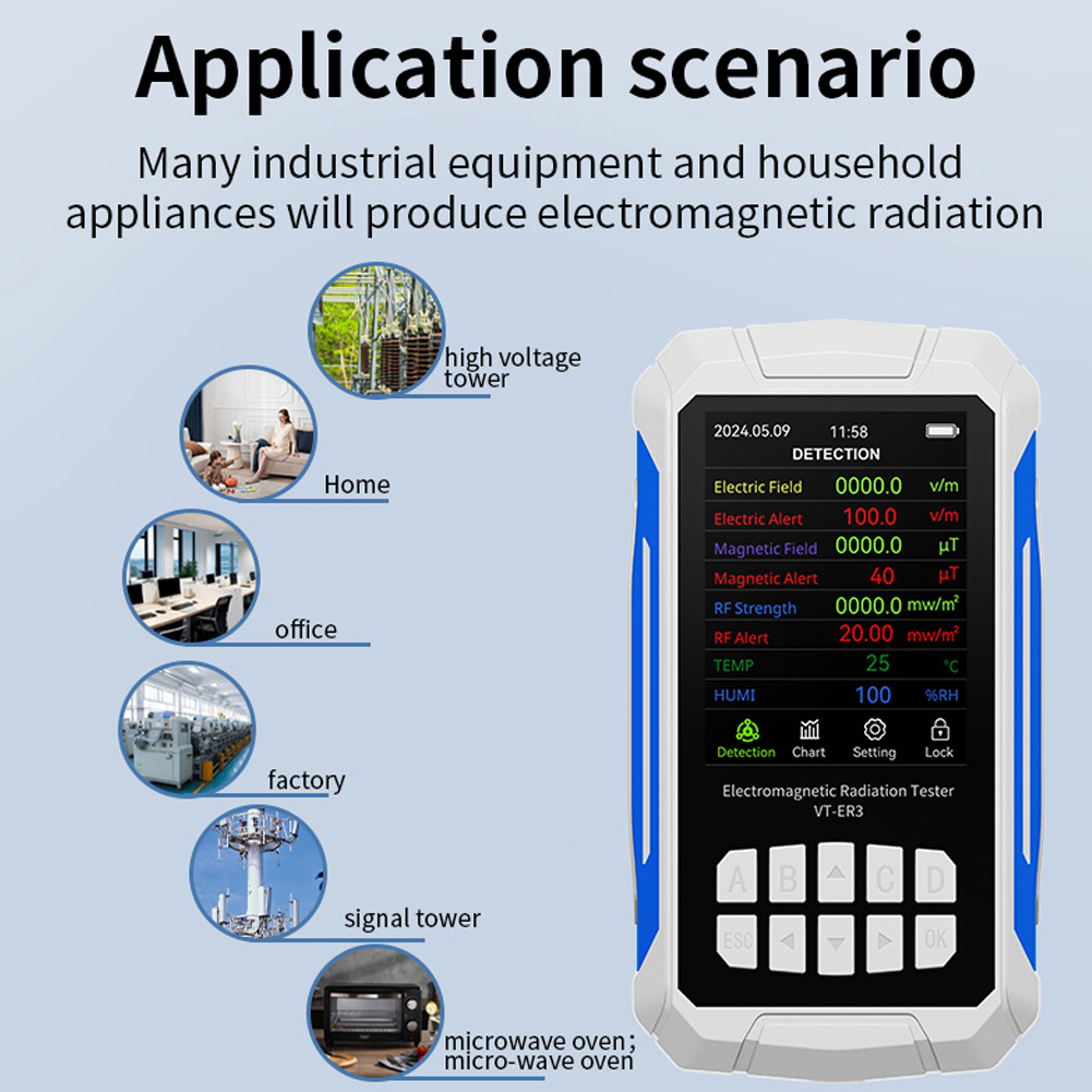 5-in-1 Electromagnetic Radiati - đánh giá và giá Electronics Quiz